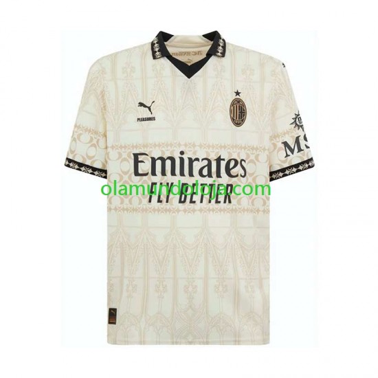 Camisola AC Milan Homem Equipamento Quarto 2023-2024 Manga Curta